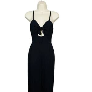 Gianni Bini Jumpsuit Keyhole Cutout Sleeveless Casual Black Pant - 4